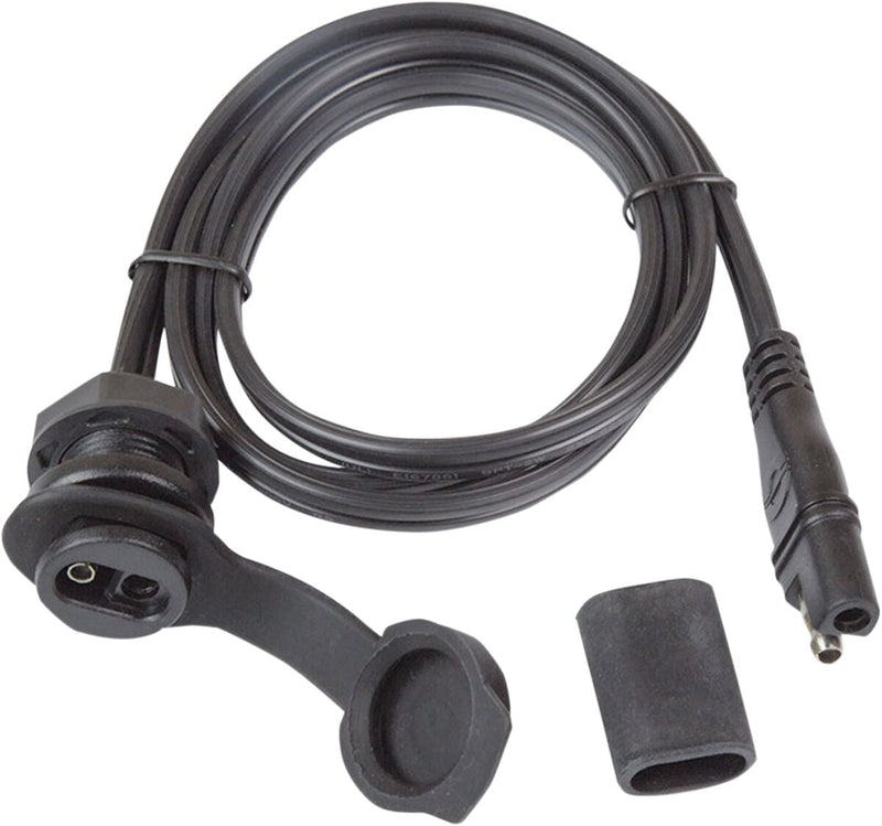 TecMate Optimate™ SAE Panel Mount Socket - 76 cm (30"), Each - Black