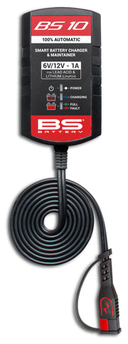 BS Battery SMART Battery Charger & Maintainer Black