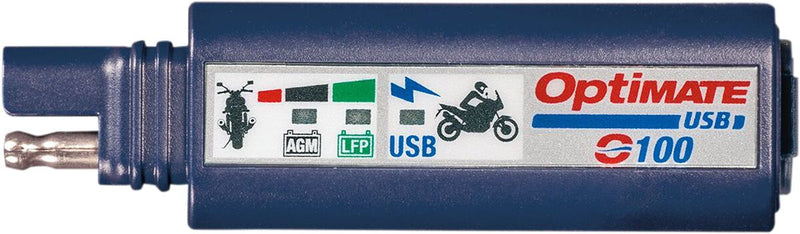 TecMate Optimate™ Single USB Charger - Each, Battery /  USB - Blue