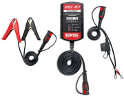BS Battery BS10 BATTERY CHARGER BS10 6V/12V-1A - UK Plug Black Red Combination Maintenance