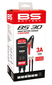 BS Battery BS30 Charger UK-Plug Black Kit