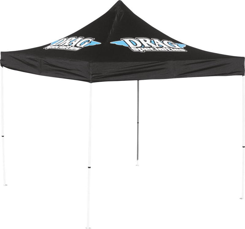 Drag Specialties Collapsible Canopy - 305 cm (10'), Each, Fabric /  PVC-Coated /  Steel - Black
