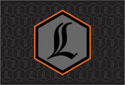 Legend Suspension REVO ARC Reservoir Decal Black Orange Pair