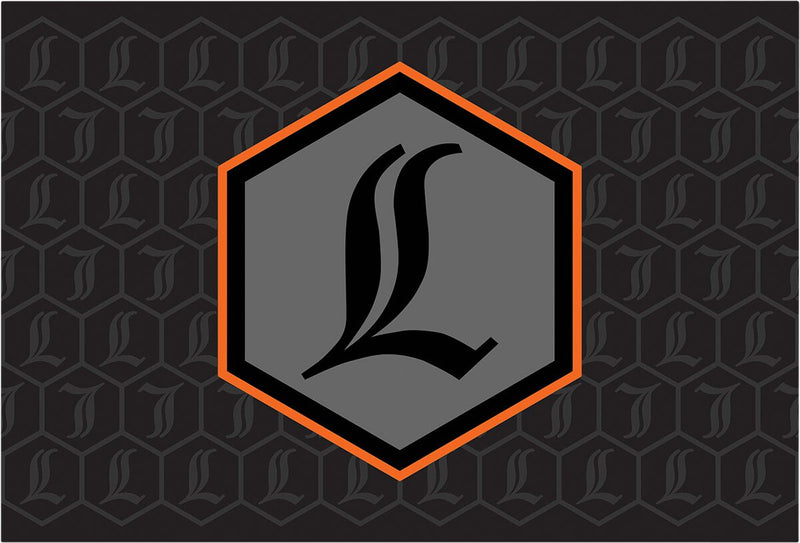 Legend Suspension REVO ARC Reservoir Decal Black Orange Pair #43202401