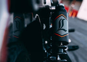 Legend Suspension REVO ARC Reservoir Decal Black Orange Pair