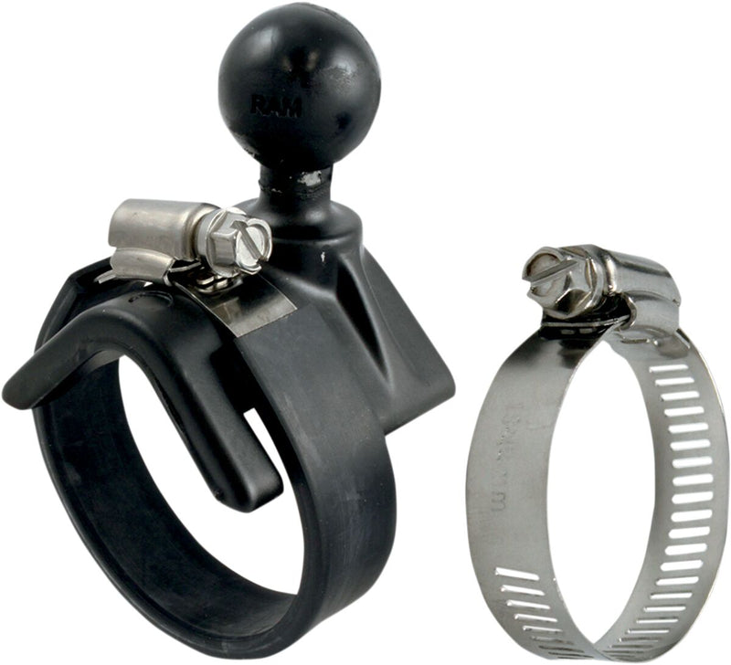 RAM Mounts Universal Ball Mount Base Black Powder-Coated Mounting Aluminium Rubber Kit #RAM-B-108B