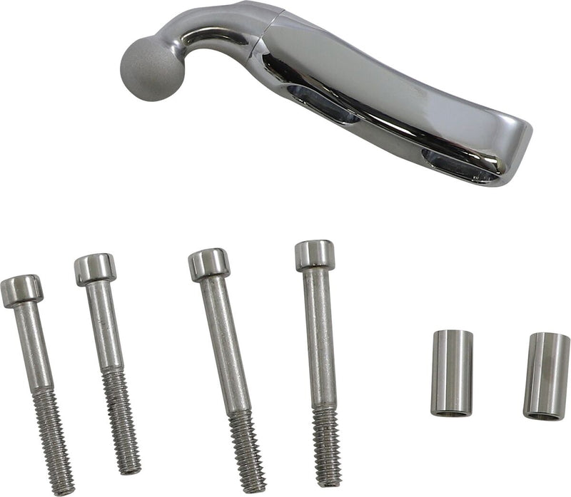 Ciro Brake/clutch Perch Mount - Each, Phone - Chrome for Harley-Davidson Touring, Softail, Sportster & Dyna 1984-2024