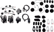 Sena 50R Low Profile Mesh Intercom™ Headsets Communication System Black Silver Dual Kit #50R-02D