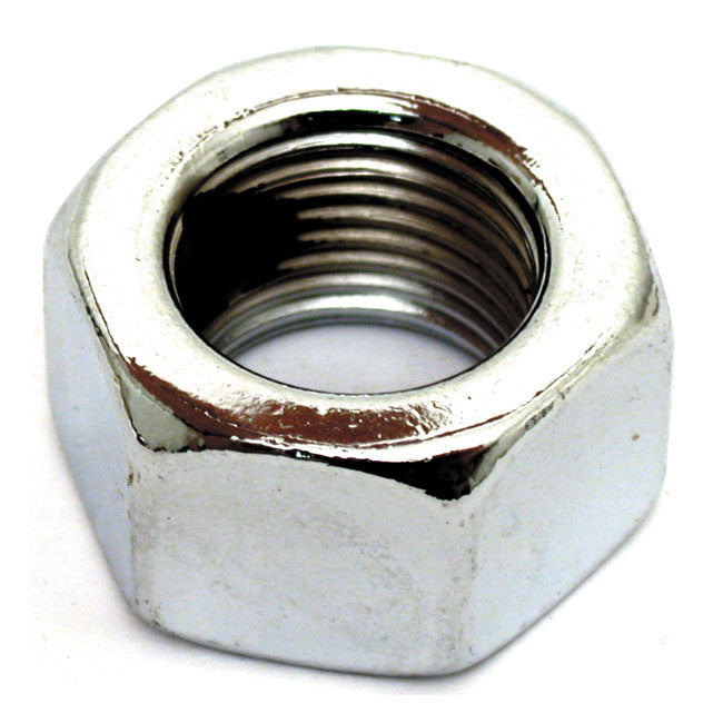 Gardner-Westcott 5/8-18 Hex Nut Chr – 1973–2002 Big Twin; XL Sportster (Rear…