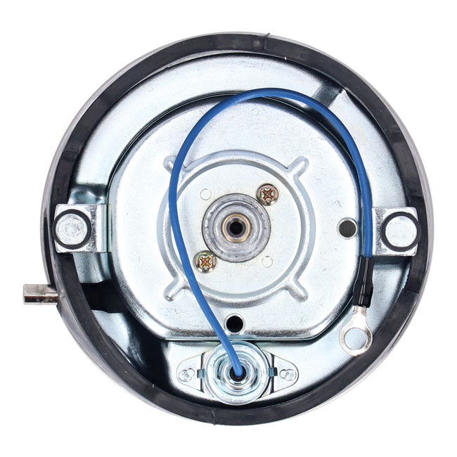 MCS FL Speedometer, ''62-67 Electra Face'', Black/Silver. 1:1 Mph
