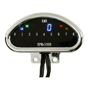 MCS Electronic CNC Aluminum Speedometer (Kmh) Chrome – Universal