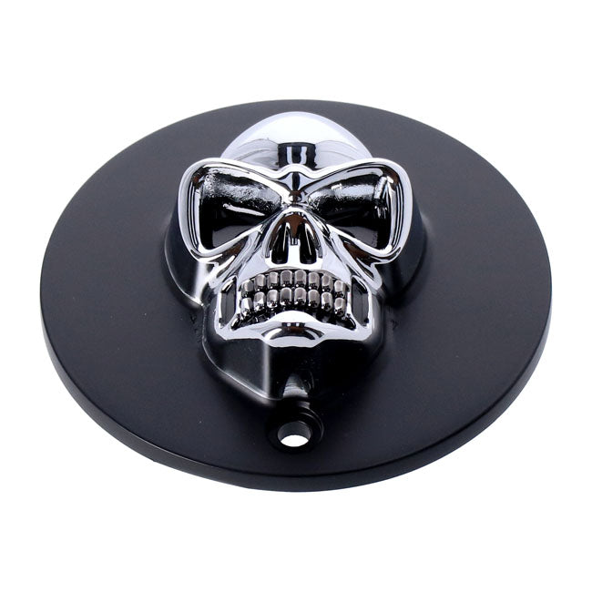 MCS Skull Point Cover. Black/Chrome – 1986–2003 XL Sportster