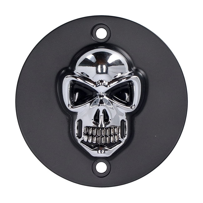 MCS Skull Point Cover. Black/Chrome – 1986–2003 XL Sportster