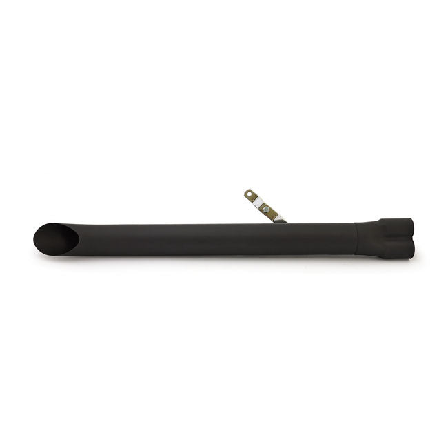 MCS Turn Out Shovel Style Universal Muffler 30" Long Black – 1 3/4" Diameter Headers