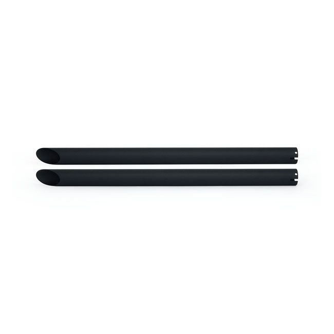 MCS Universal Head Pipe Extension Set 30" Long Black – 1-3/4" Head Pipes