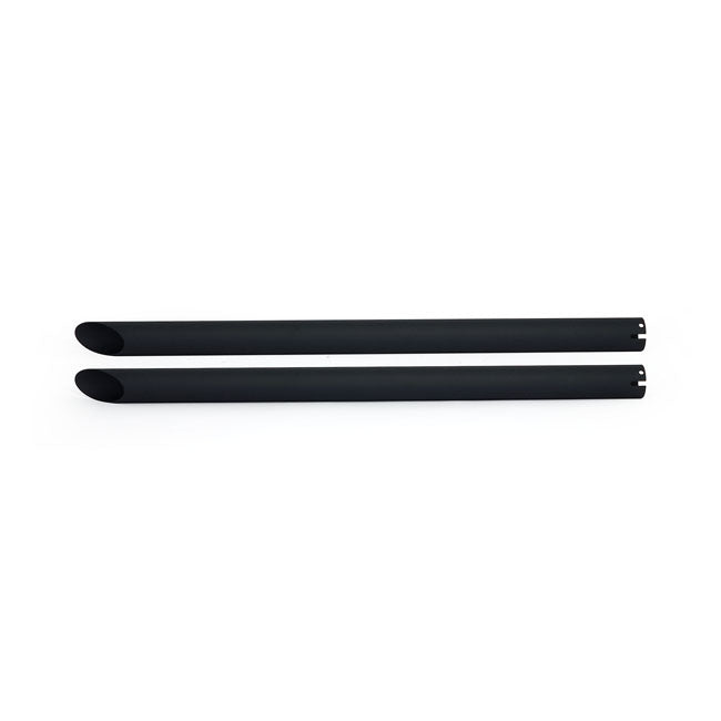 MCS Universal Head Pipe Extension Set 32" Long Black – 1-3/4" Head Pipes