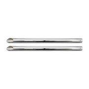 MCS Universal Head Pipe Extension Set 30" Long Chrome – 1-3/4" Head Pipes