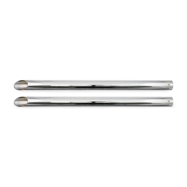 MCS Universal Head Pipe Extension Set 30" Long Chrome – 1-3/4" Head Pipes