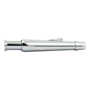 MCS Trumpet Universal Straight Muffler 18-1/2" Long Chrome – 1 3/4" Diameter Headers