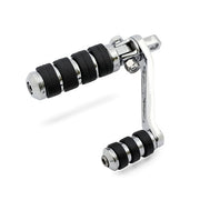 MCS Heel Rest Mount Brackets for Foward Controls. Chrome – Bikes with Forward Controls and…