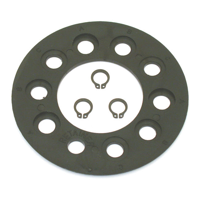 MCS Clutch Basket Retainer. Adjustable – 41-E84 Big Twin with OEM 3-Stud Clutch…