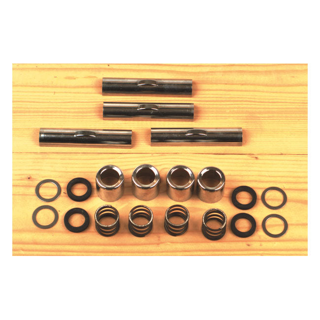 Colony +.200" Stroker Upper Pushrod Cover Kit. Chrome – 1966–1984 Shovelhead; 1984–1999 Evo Big…