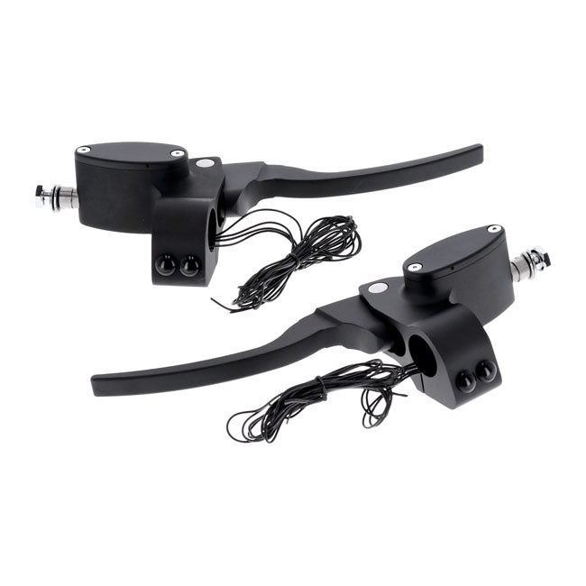 MCS Custom Handlebar Control Kit Hydr. Clutch. Matte Black