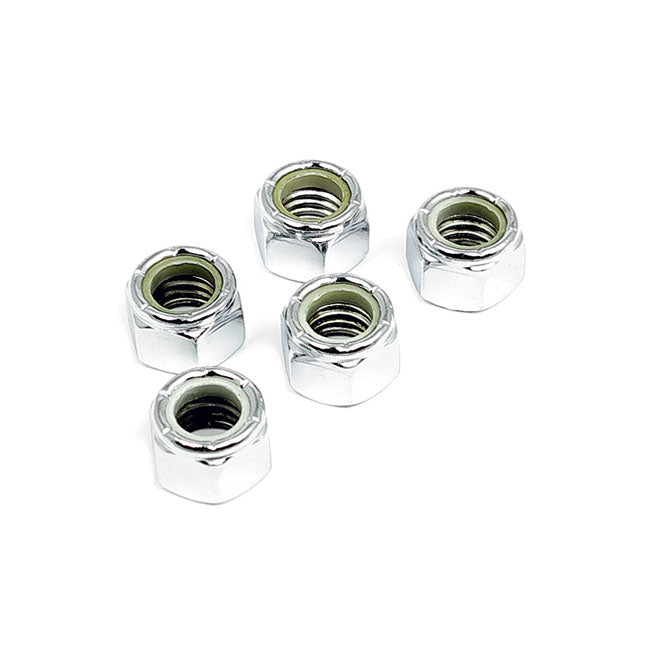 Gardner-Westcott Chrome Nylon Locknuts 7/16-14