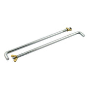 MCS Battery Hold Down Rod Set, 6-Volt. Chrome – 1936–1964 FL