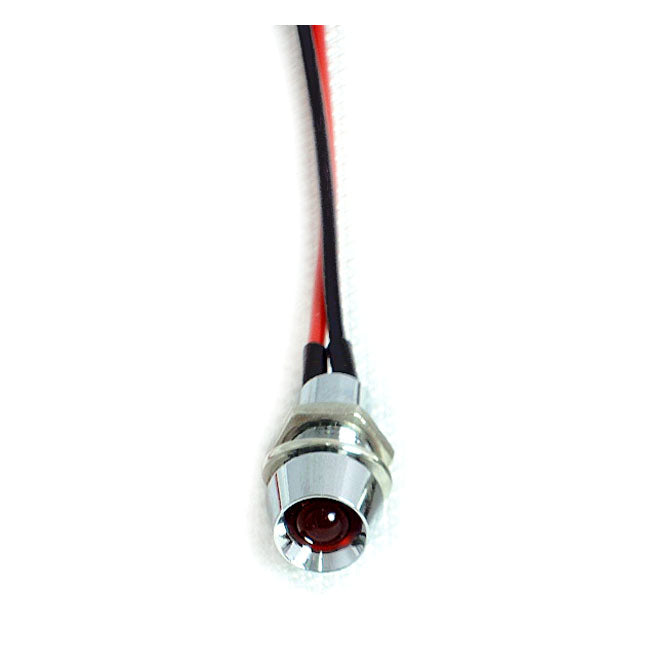 MCS Custom LED Indicator Light. 5/16", Red – 12v Custom Applications