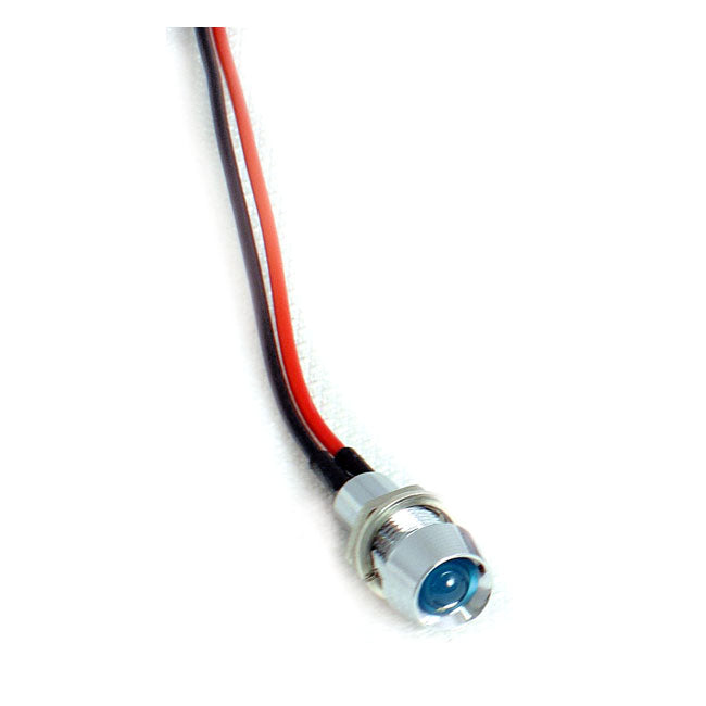 MCS Custom LED Indicator Light. 5/16", Blue – 12v Custom Applications