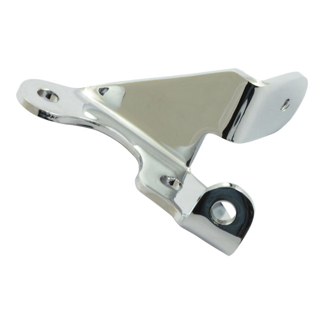 MCS Oil Tank/Clutch Cable Mounting Bracket. Chrome – 65-E79 FL; FX