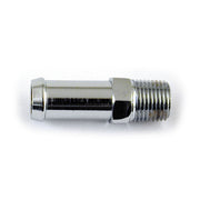 MCS Oil Line Fitting, Straight. Chrome – Primary Vent: 1966–1984 FL; 71-E84 FX…