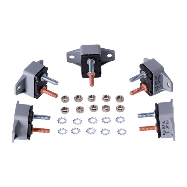 MCS Circuit Breaker, Automatic. Dual Mount, Plastic. 50a