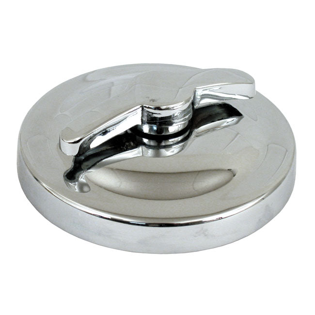 MCS Oil Tank Filter Cap, OEM Style. Chrome – OEM 62610-52a – 58-E82 4-Speed Big Twin; 1952–1956 K…