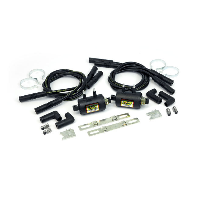 Accel Universal ''Super Coil'' Kit Black, 2 Coils. 12V/3 Ohm