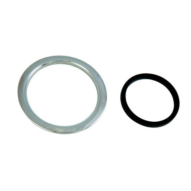 MCS Paint Protector Trim Ring, Fuel Tank – 1996–2026 H-D with Screw-in Cap & Smooth…