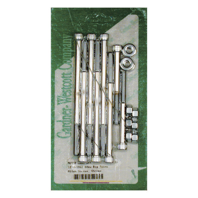Gardner-Westcott Crankcase Bolt Kit, Allen – 1979–1995 Big Twin