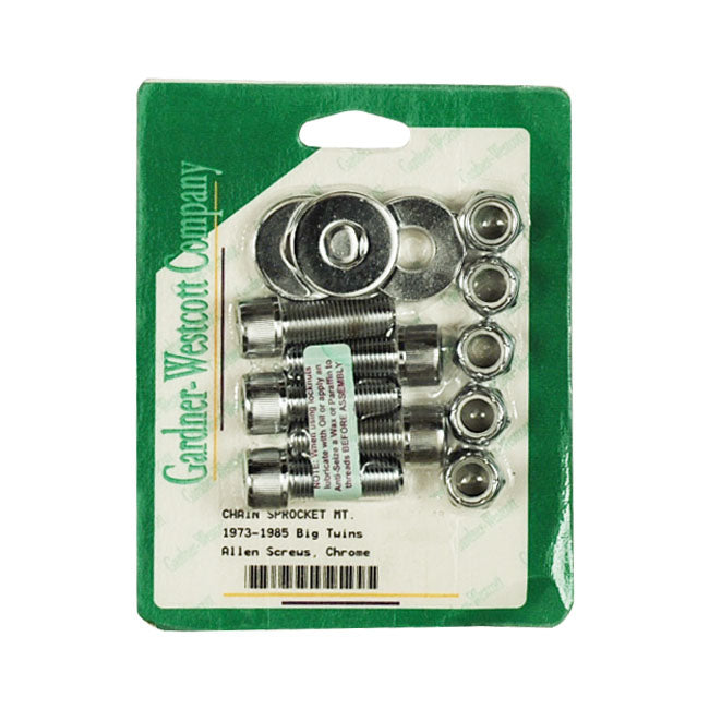 Gardner-Westcott Rear Sprocket Mount Kit, Allen Chr – 1973–1984 FL; 73-E85 FX; FXST