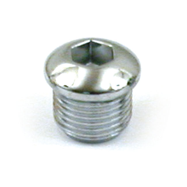 Gardner-Westcott Timing Plug. Buttonhead, Chrome – Timing Plug: 1938–1999 Big Twin…