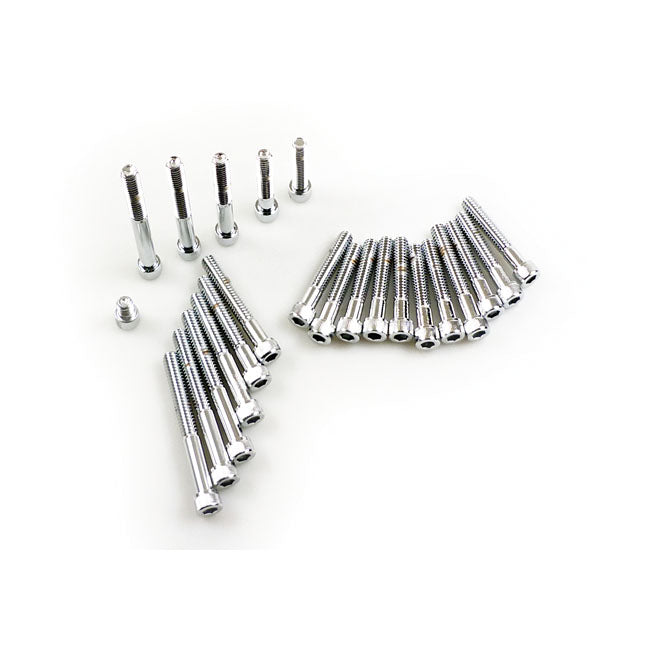 Gardner-Westcott XL Side Cover Mount Kit, Chrome Allen – 1986–1990 XL Sportster