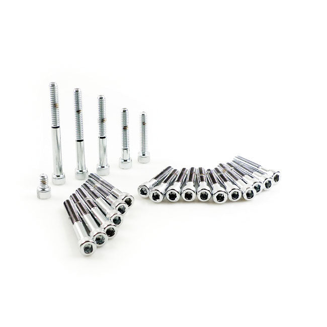 Gardner-Westcott XL Side Cover Mount Kit, Chrome Allen – 1986–1990 XL Sportster