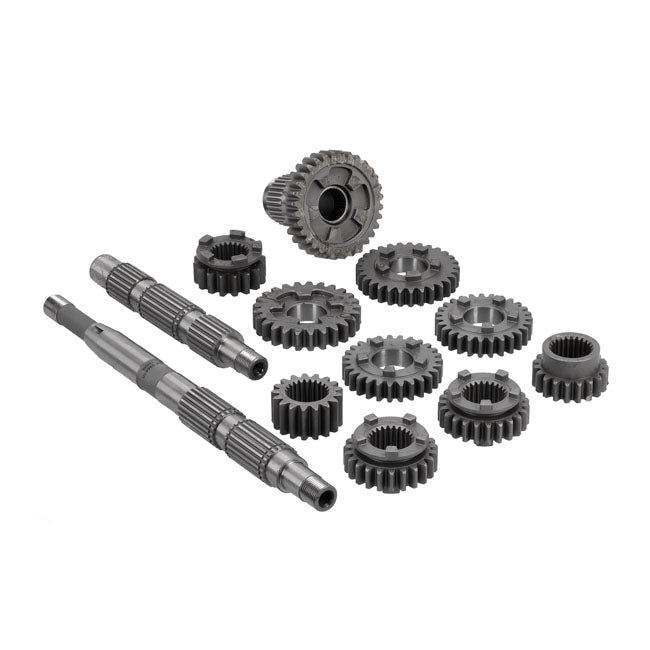 Andrews 5-Speed Gear & Shaft Kit. Belt Drive – 1985–1989 Big Twin with Rear Belt Drive