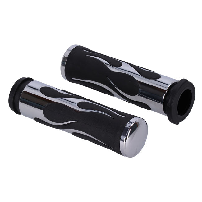 MCS Handlebar Grip Set, Shell Shock – 2008–2025 H-D with E-throttle