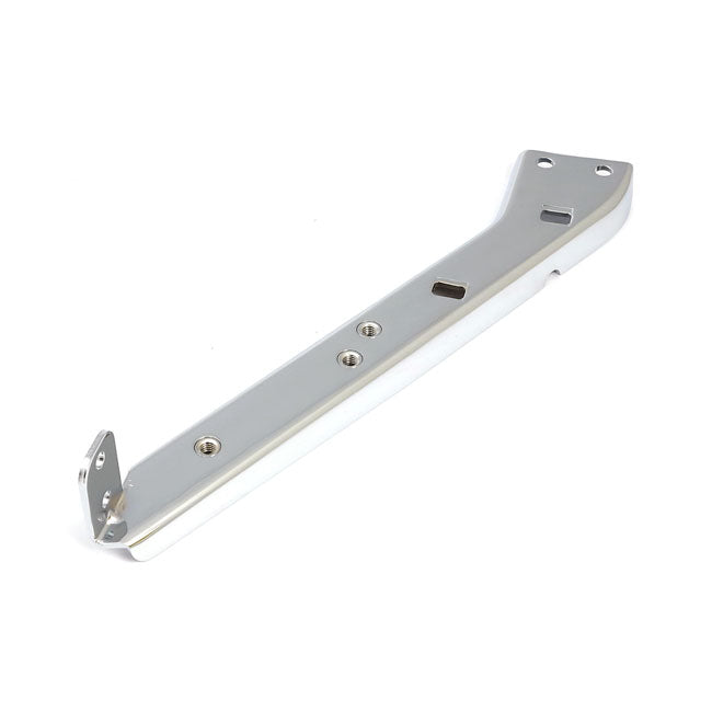 MCS Bracket, for Saddlebag Support Bar. Chrome. Right Side – 1980–2008 FLT/Touring