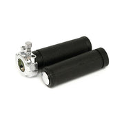 MCS OEM Style Throttle Assembly with Grips, Dual Cable. Chrome – OEM 56220-81B – 1981–1995 Big Twin; XL Sportster