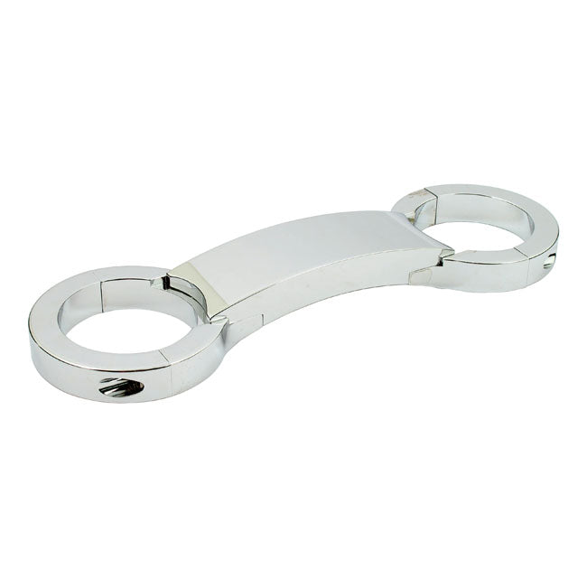 MCS Fork Brace, 49 mm. Chrome – 2006–2017 Dyna. with 49 mm Fork Tubes