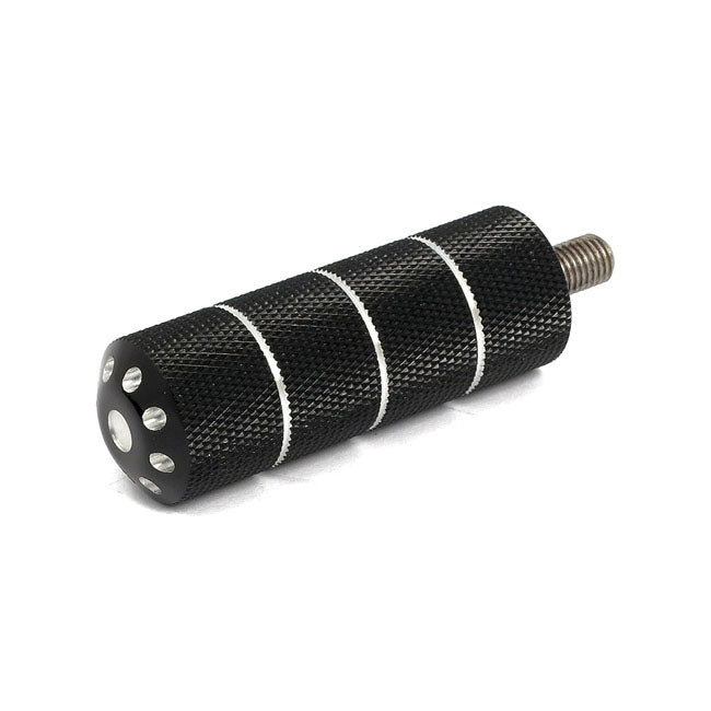 MCS Bomber, Shift/Brake Peg Set. Knurled. Black Cm – Universal