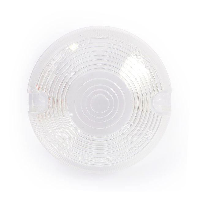 MCS Turn Signal Domed Lens. Clear – Pre-2001 H-D with Domed Lens Turn…
