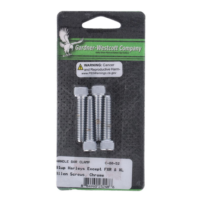 Gardner-Westcott Allen Bolt Upper H/B Clamp Kit – 82-E83; 1985–1986 FX; 1984 FXST…
